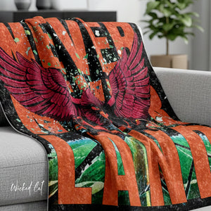 Virginia Tech Hokies Never Never Land Throw Blanket
