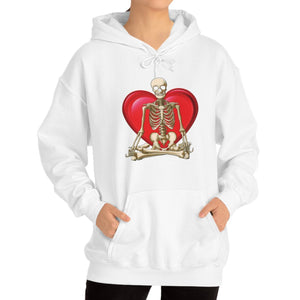 Irish green hoodie with 'Namaste Skeleton Yoga Halloween' design on a plain background