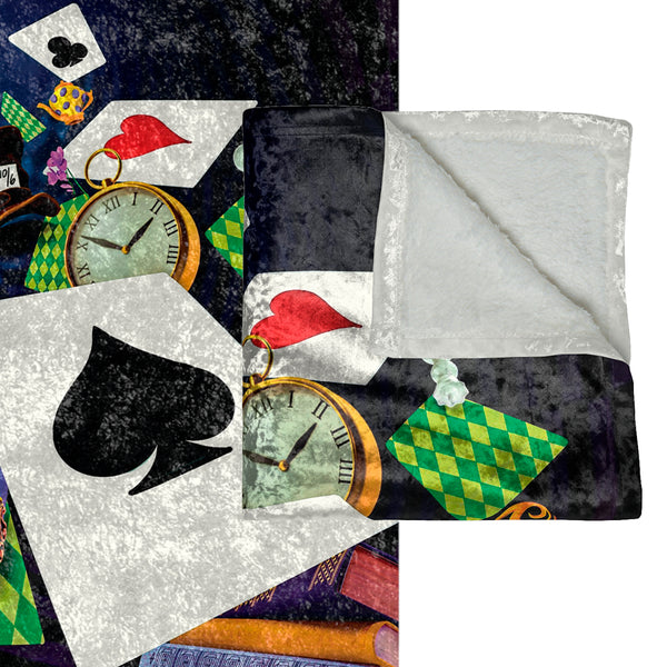 Alice in Wonderland Decorative Throw Blanket
