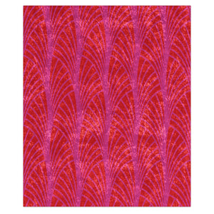 Pink & Orange Art Deco Decorative Throw Blanket