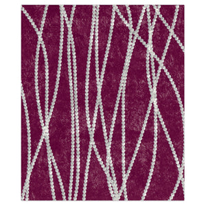 White and Pink Pearls Decorative Throw Blanket