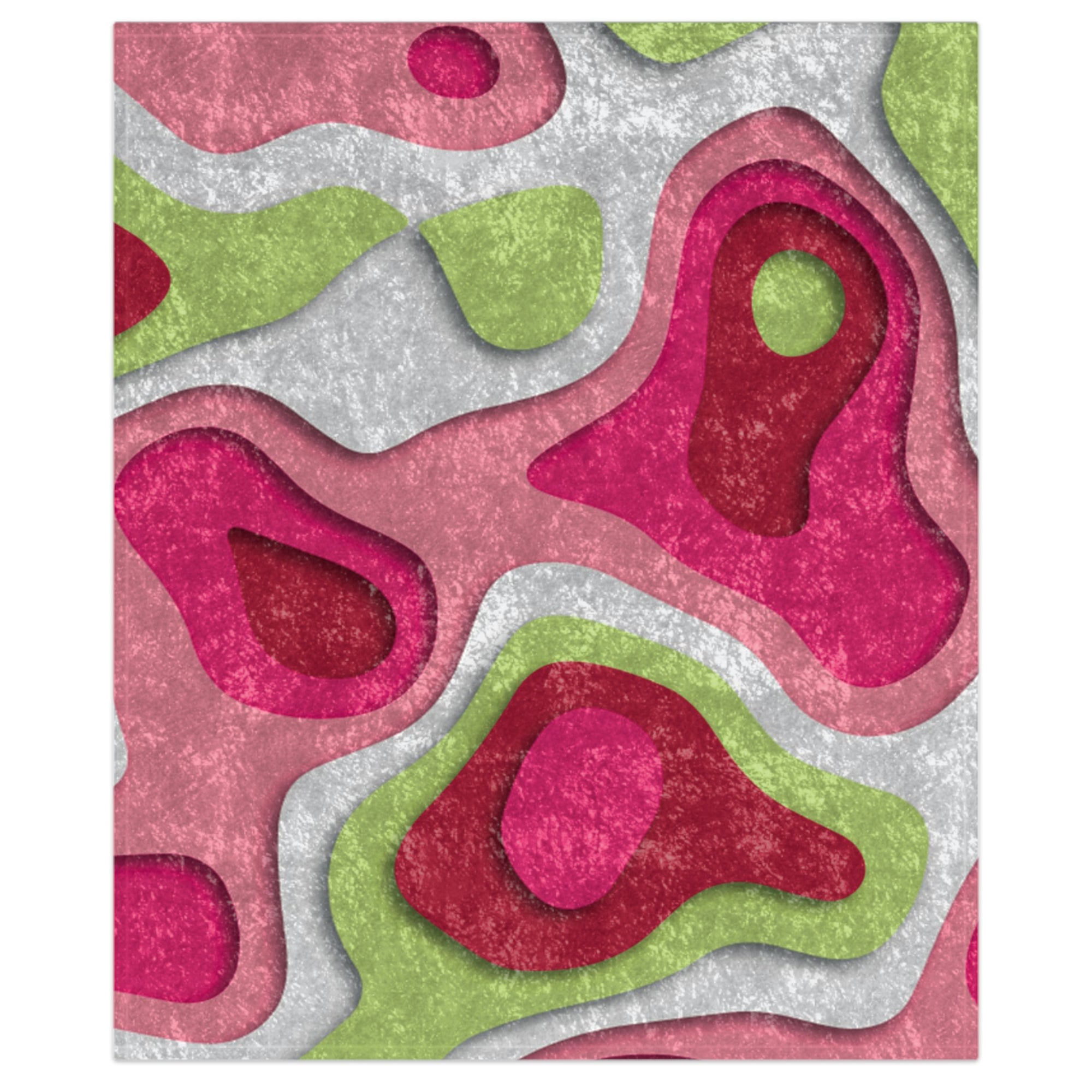 Abstract Holiday Decorative Throw Blanket