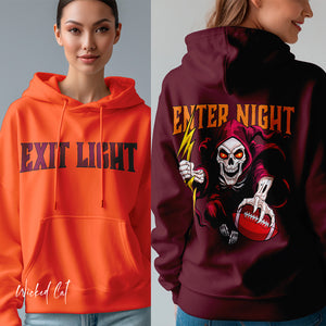 Virginia Tech Football Sandman Exit Light Hoodie