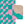 Pastel Pink & Mint Green Geometric Sherpa Throw Blanket