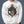 White sweatshirt with skull and crossed swords design on a gray background