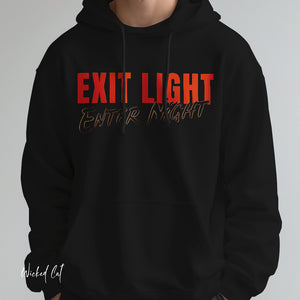 Virginia Tech Football Exit Light Enter Night Hoodie