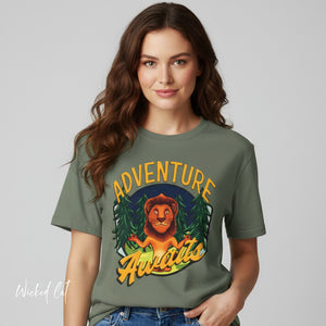 Adventure Lion Outdoor Camping Comfort Colors® T-Shirt