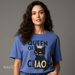 Queen of Chaos Black Cat Grunge Style Comfort Colors® T-Shirt