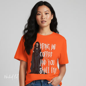 Coffee Lovers Grim Reaper T-Shirt