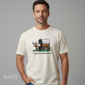 Oregon Trail Dysentery 80s Game Pop Culture T-Shirt